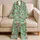 Playful Sea Otters And Ocean Friends For Cozy Coastal Evenings Satin Pajamas Set - 5