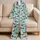 Costumed Dachshund Paw Prints for Cheerful At-Home Relaxation and Cozy Gifting Satin Pajamas Set - 5