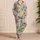 Watercolor Wildflowers And Garden Blooms For Cozy Evenings And Relaxed Mornings Satin Pajamas Set - 4