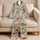 Watercolor Wildflowers And Garden Blooms For Cozy Evenings And Relaxed Mornings Satin Pajamas Set - 5