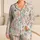 Coral, Seahorse And Jellyfish Ocean Motifs For Calm Coastal Summer Evenings At Home Satin Pajamas Set - 1