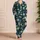 Celestial Moon And Sun Astrology Motifs For Cozy Evenings And Women Who Love Cosmic Style Satin Pajamas Set - 4
