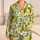 Fresh Lemon and Greenery Motifs for Sunny Summer Lounging and Thoughtful Gift Giving Satin Pajamas Set - 1