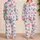 Pink And Blue Ice Cream Bars For Sweet Summer Lounging And Cozy Weekends Satin Pajamas Set - 2