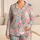Easter Rabbits, Painted Eggs and Tulips for Springtime Gift Giving Satin Pajamas Set - 1