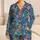 Gingerbread Men and Peppermint Candies for Cozy Christmas Holiday Nights Satin Pajamas Set - 1
