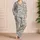 Vintage Woodland Toile Scenes for Cozy Storybook Evenings and Quiet Reading at Home Satin Pajamas Set - 4