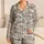 Vintage Woodland Toile Scenes for Cozy Storybook Evenings and Quiet Reading at Home Satin Pajamas Set - 1