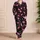 Vibrant Pink Flamingos for Tropical Holiday Lounging and Relaxed Evenings at Home Satin Pajamas Set - 4