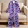 Tropical Sunset Palms for Colorful Summer Evenings and Relaxed Family Getaways at Home Satin Pajamas Set - 5