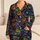 Glowing Halloween Pumpkins, Friendly Ghosts and Bats for Spooky October Nights Satin Pajamas Set - 1