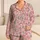 Blush Pink Underwater Sea Life for Cozy Coastal Nights and Ocean Loving Kids Satin Pajamas Set - 1