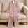 Blush Pink Underwater Sea Life for Cozy Coastal Nights and Ocean Loving Kids Satin Pajamas Set - 5