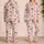 Blush Ribbon Bows For Sweet Nursery Moments And Cozy Everyday Comfort Satin Pajamas Set - 2