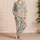 Colorful Daisy Wildflowers for Cheerful Summer Nights and Cozy Family Evenings Satin Pajamas Set - 4
