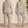 Colorful Daisy Wildflowers for Cheerful Summer Nights and Cozy Family Evenings Satin Pajamas Set - 2