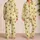 Cheerful Yellow Bumble Bees and Daisies for Cozy Bedtime, a Sweet Gift for Girls Satin Pajamas Set - 2