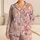 Cute Cat Kittens for Cozy Summer Lounging and Sweet Everyday Comfort for Young Girls Satin Pajamas Set - 1