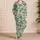 Tropical Parrots, Monstera Leaves and Sloths for Sunny Summer Adventures for Boys Satin Pajamas Set - 4