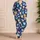 Colorful Cartoon Cat Faces for Cozy Bedtime Comfort and Playful Nights for Young Girls Satin Pajamas Set - 4