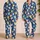 Colorful Cartoon Cat Faces for Cozy Bedtime Comfort and Playful Nights for Young Girls Satin Pajamas Set - 2