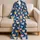Colorful Cartoon Cat Faces for Cozy Bedtime Comfort and Playful Nights for Young Girls Satin Pajamas Set - 5