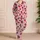 Strawberries and Daisies for Sweet Springtime Comfort and Cozy Nights Satin Pajamas Set - 4