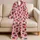 Strawberries and Daisies for Sweet Springtime Comfort and Cozy Nights Satin Pajamas Set - 5
