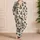 Striped Christmas Trees for Cozy Winter Evenings and Festive Family Gift Giving Satin Pajamas Set - HC89TLX38Z