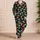Cute Green Aliens, UFOs and Planets for Cozy Nights with Little Space Explorers Satin Pajamas Set - 4