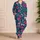 Tropical Hibiscus And Teal Foliage For Sunny Island Getaways And Boys' Summer Days Satin Pajamas Set - 4