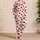 Cranberry Red Hearts for Cozy Holiday Evenings and Sweet Gift Giving Satin Pajamas Set - 4
