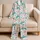 Sea Turtle And Coral Motif For Sweet Coastal Summer Getaways For Teen Girls Satin Pajamas Set - 5