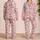 Pink Ocean Creatures for Cozy Summer Nights and Cheerful Seaside Family Getaways Satin Pajamas Set - 2