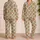 Gingerbread Men and Sage Checks for Cozy Christmas Mornings and Holiday Family Cheer Satin Pajamas Set - 2