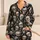 Ivory Skull Motifs for Cozy Nights, Gothic Halloween Lounging and Everyday Comfort Satin Pajamas Set - 1