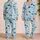 Orca And Manta Ray Ocean Waves For Summer Seaside Adventures For Kids Satin Pajamas Set - 2