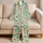 Friendly Dinosaurs, Volcanoes and Palms for Cozy Bedtime Adventures for Kids Satin Pajamas Set - 5
