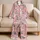 Cute Cat Teacup Scenes for Cozy Nights and Playful Home Lounging for Kids Satin Pajamas Set - 5