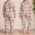 Santa Reindeer Christmas Scenes For Cozy Holiday Nights And Festive Family Mornings Satin Pajamas Set - 2