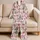 Santa Reindeer Christmas Scenes For Cozy Holiday Nights And Festive Family Mornings Satin Pajamas Set - 5