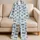 Blue Stripes And Sweet Bowknot Accents For Cozy Everyday Bedtime, Kids And Gifting Satin Pajamas Set - 5