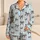 Blue Stripes And Sweet Bowknot Accents For Cozy Everyday Bedtime, Kids And Gifting Satin Pajamas Set - 1