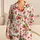 Strawberry And Gingham Bow Motifs For Cozy Family Mornings And Sweet Summer Gatherings Satin Pajamas Set - 1