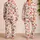Strawberry And Gingham Bow Motifs For Cozy Family Mornings And Sweet Summer Gatherings Satin Pajamas Set - 2