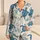 Blue Sea Turtles and Shells for Coastal Summer Adventures for Kids Satin Pajamas Set - 1