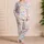 Pastel Ribbon Bows and Love Hearts for Sweet Summer Bedtime Style for Young Girls Satin Pajamas Set - 4