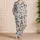 Playful Pirate Treasures for Relaxed Coastal Getaways and Easygoing Summer Nights at Sea Satin Pajamas Set - 4