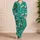 White Crane and Blossom Scenes for Relaxed Coastal Getaways and Quiet Evenings Satin Pajamas Set - 4