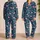 Pink Flamingos And Palm Leaves For Tropical Getaways And Relaxed Coastal Living For Men Satin Pajamas Set - 2